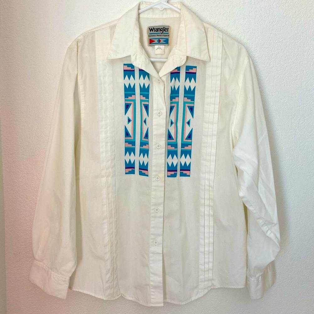 Vintage wrangler western button up
